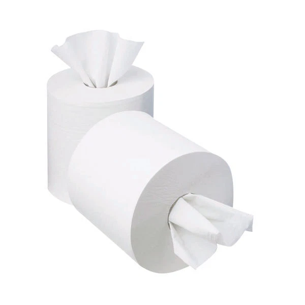 2Work 1-Ply (PACK OF 12) Mini Centrefeed Roll 120M 70mm Core White KF03784