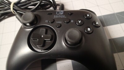 nintendo switch wired controller black in nice condition tested | eBay