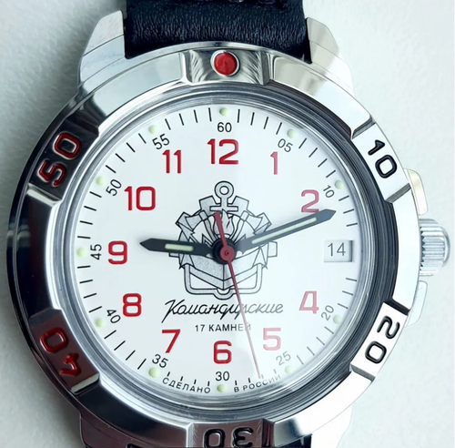 Orologio da polso meccanico Vostok komandirskie carica manuale 43144B - Foto 3 di 5