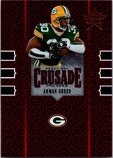 2005 Rookies & Stars Crusade Red Packers Football Card #C2 Ahman Green /1250