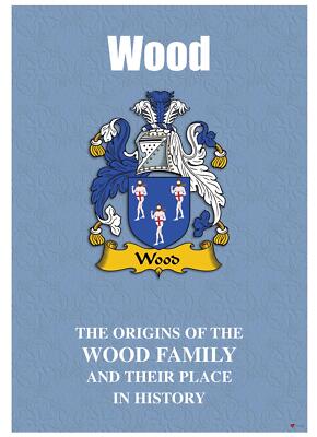 Wood English Surname History Booklet with Historical Facts of this Famous Name
