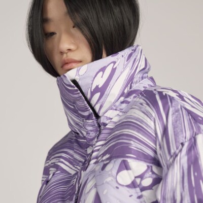 Women's Adidas By Stella McCartney Printed Padded Winter Jacket XS