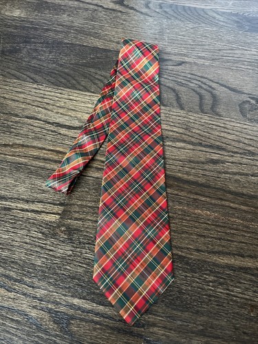 Paul Stuart Men’s Tie, Tartan Plaid 100% Silk, Italy - Picture 4 of 7