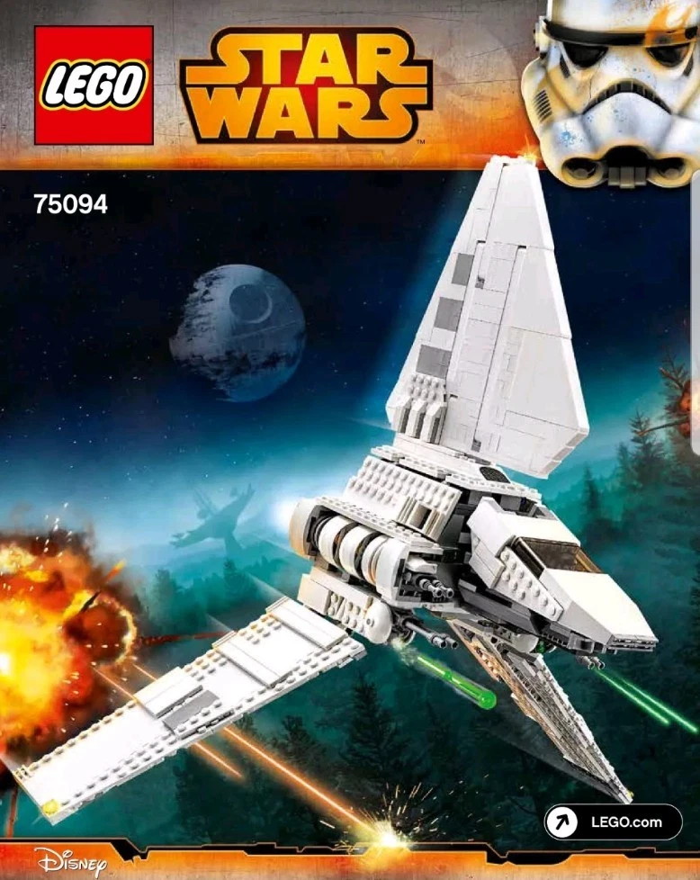 Lego 75094 STARWARS Shuttle MANUAL INSTRUCTIOS ONLY