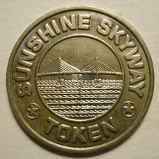 Sunshine Skyway (St. Petersburg, Florida) transit token - FL880M
