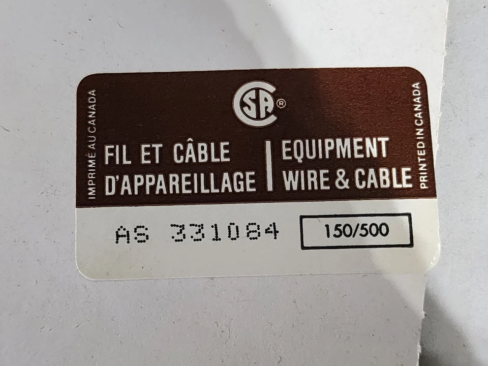 Лот из 500'-Nutone S-143 провода сигнализации нарушителя 18 AWG 2/0 AWM - Изображение 4 из 4