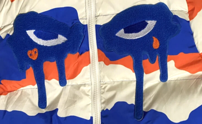 Roku Studio Japan Puffer Bubble Jacket Tear Drip Staring