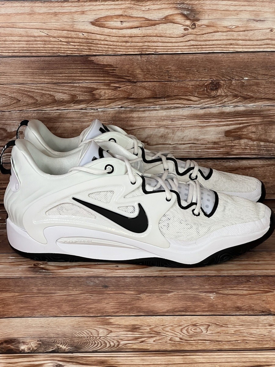 Nike KD 15 TB Low White Black Basketball Shoes Men display picture 1