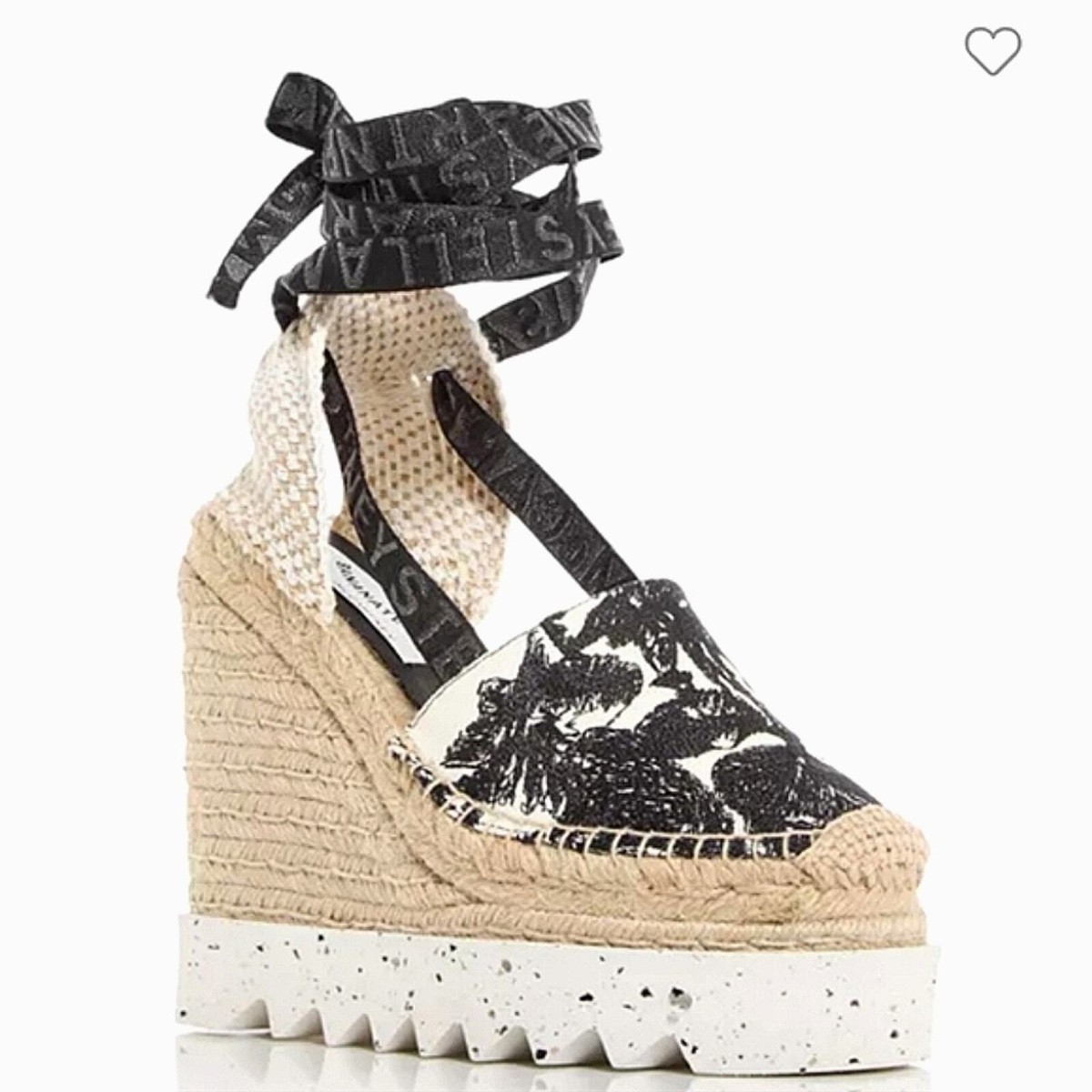 VIP価格SALE★Stella Mccartney★Gaia Wedge Sandals Stella McCartney Gaia faux leather espadrille sandals