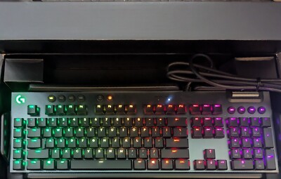 Logitech G815 RGB Wired Mechanical Gaming Keyboard/Open Box/New. T