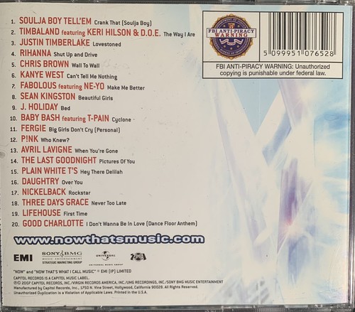 Now That's What I Call Music! 26 by Various Artists (CD, Nov-2007, Capitol) - Picture 2 of 4