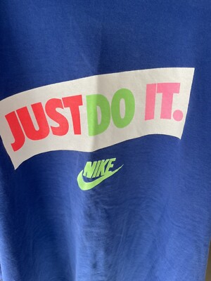 Nike T Shirt “Just Do It” Vintage Made In Canada Men's XL 80s/90s