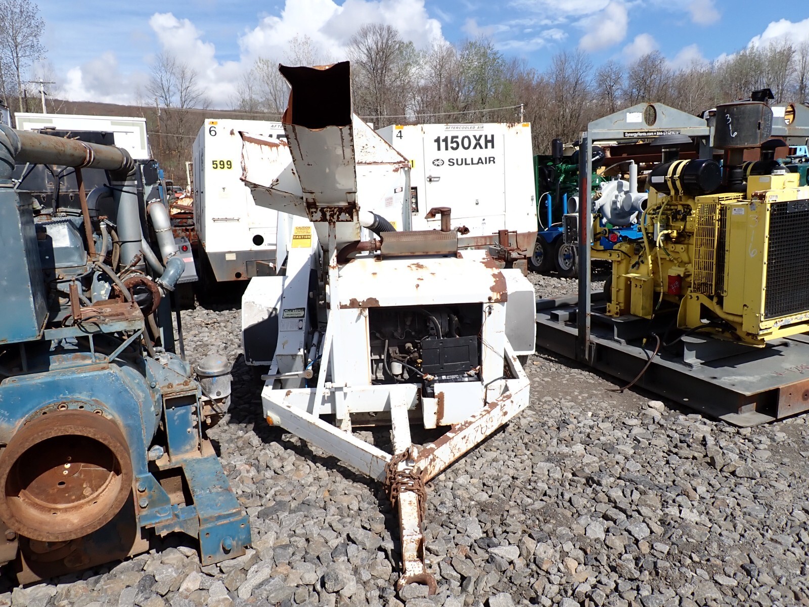 Woodchuck WC12 12" Wood Chipper RUNS MINT! DEUTZ DIESEL Towable eBay