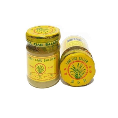 3Pcs BALSEM TJING TJAU 36gr Liniment to Relieve Aches, Headache, Nausea, Muscle