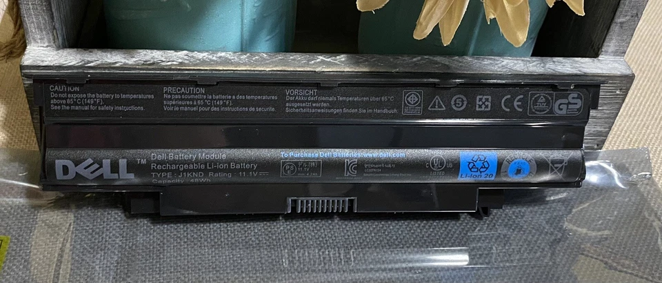 Dell подлинный Inspiron 13R J1KND 312-1205, 312-0233, 312-0234 ноутбука аккумулятор новый - Изображение 3 из 4