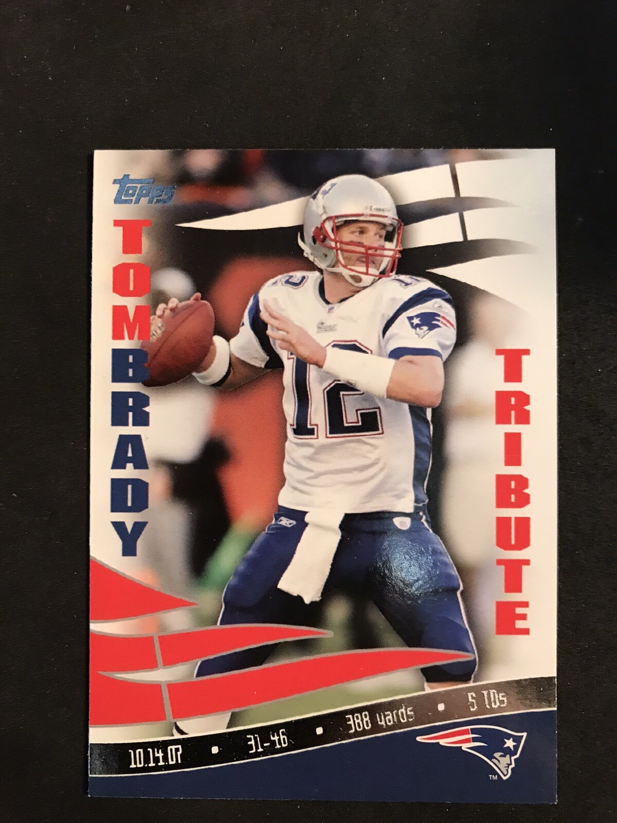 2008 Topps Target Tom Brady Tribute Tom Brady #TBT-TB6 Patriots