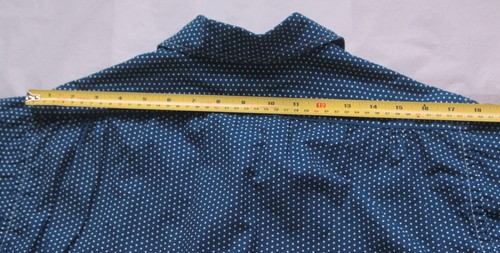 Workers K&T H MFG Co Italian Collar Shirt, Polka Dot Size 16 Large - Picture 12 of 21