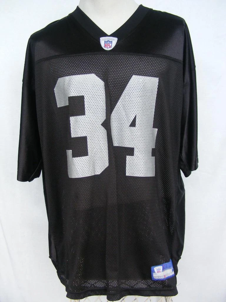 Raiders jersey number clearance 34