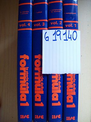 LA STORIA DELLA FORMULA 1 - 4 VOLUMI - EDIZIONI EQUIPE 