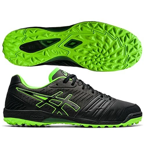 ASICS Football Futsal Shoes DESTAQUE FF 2 TF 1111A089 Black Green US5(23.5cm)