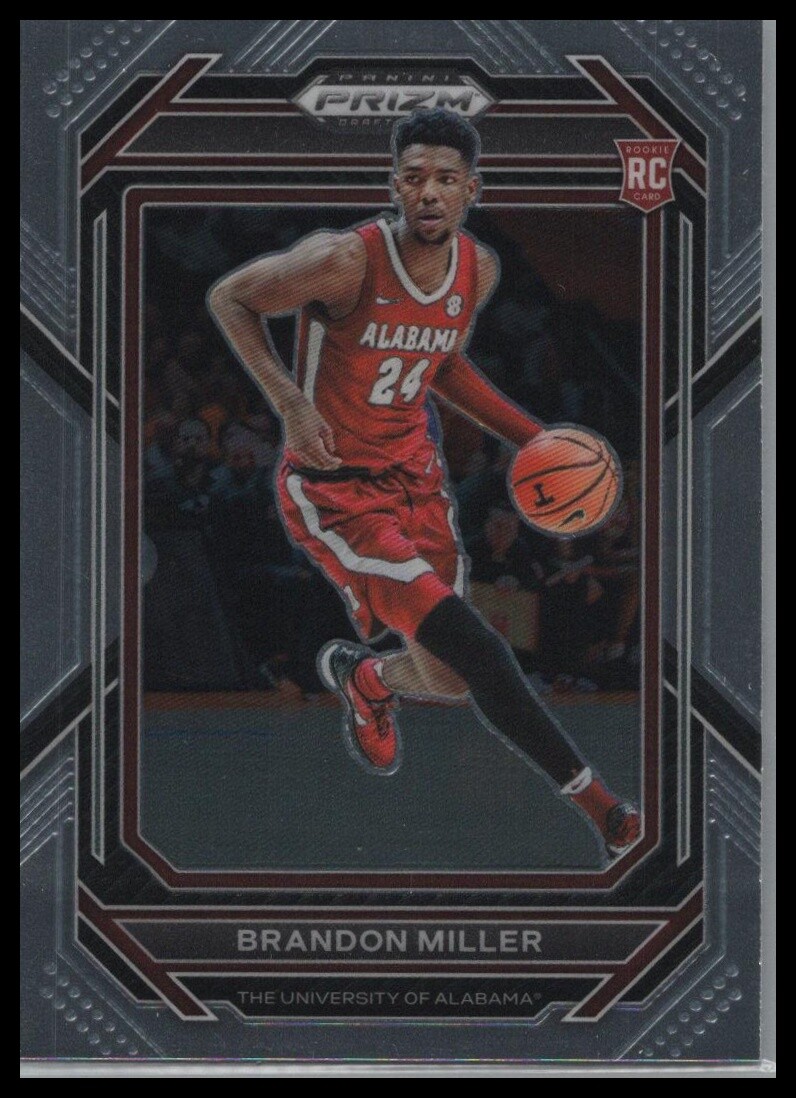 Brandon Miller - 2023 Panini Prizm Draft Picks Alabama Crimson Tide #63