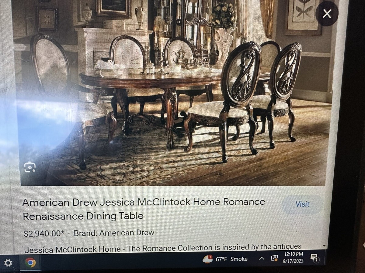 Jessica McClintock Home Dining Set | eBay