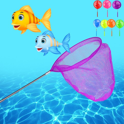 7 Packs Kids Telescopic Butterfly Fishing Nets Great for Catching Outdoor Tools - Picture 2 of 8