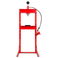 EBERTH Pressa idraulica da officina 20T con manometro, 8 posizioni, altezza di l