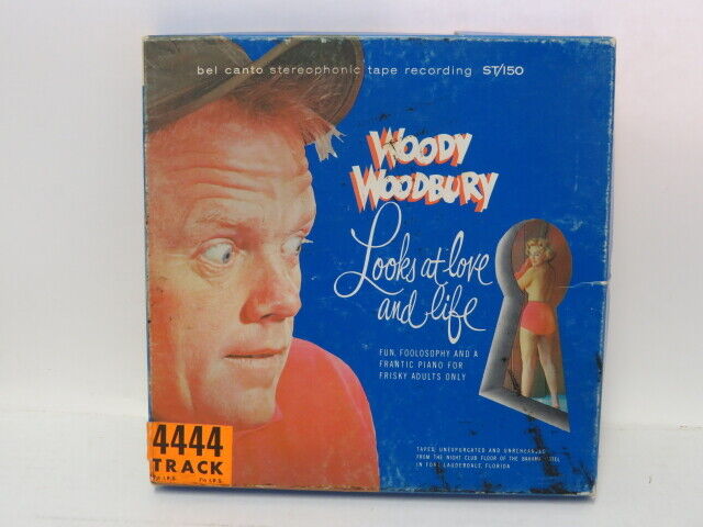 Woody Woodbury Looks At Love & Life Reel To Reel Tape #ST/150 Bell Canto Used