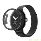 US Magnetic Loop Milanese Band Metal Strap +TPU Case For Google Pixel Watch 1 2