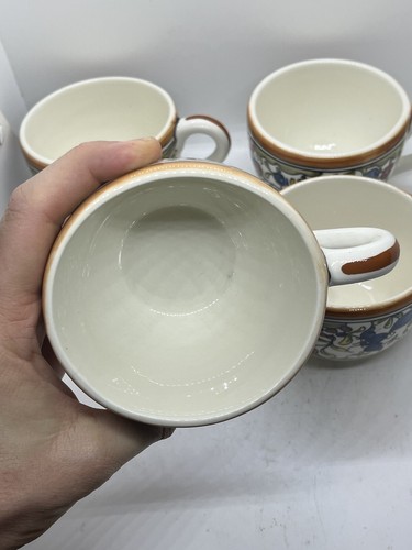 Rare HTF Set Of 4 Neiman Marcus Pavoes Cups & Saucers Made In Portugal EUC - Picture 17 of 24