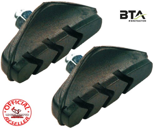 COPPIA PATTINI FRENO BICI PER BICICLETTE DA CORSA FRENI CALIPER PASTIGLIE |  eBay