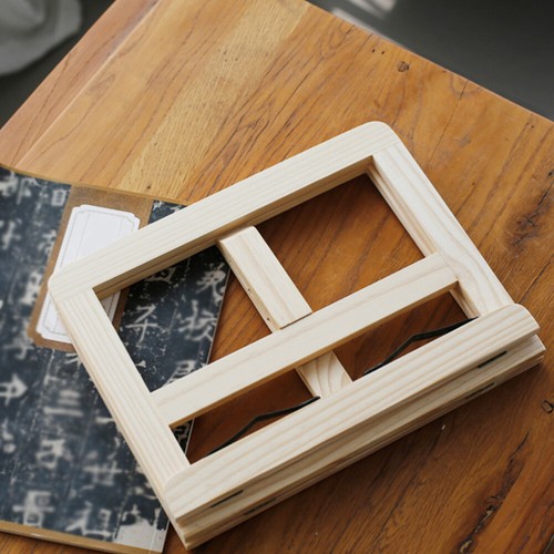 Wooden Reading Rack Student Child Tablet Stand Desktop Book Holder - Afbeelding 6 van 11