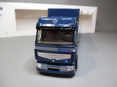 Eligor 1/43 Renault Premium DXi – Fourgon Semi-remorque Becker Bleu