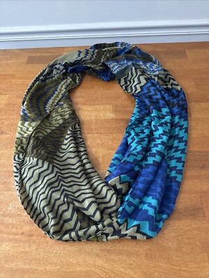 Manhattan scarf Company women s infinity scarf multicolor Lagenlook Boho Hippie