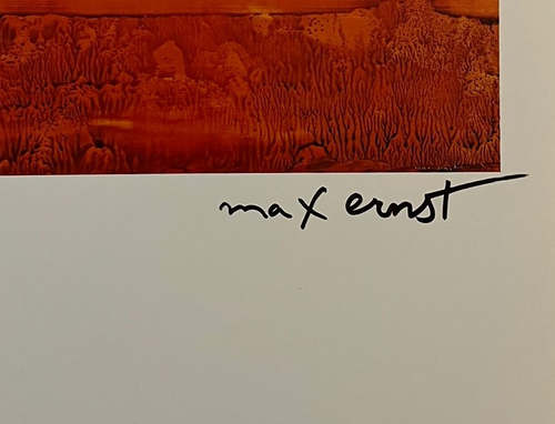 Max Ernst, Original Hand-signed Lithograph with COA & Appraisal of $3,500 - Picture 4 of 12