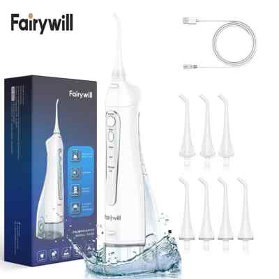 Cordless Water Flosser Dental Oral Irrigator Floss Water Teeth Cleaner Jet