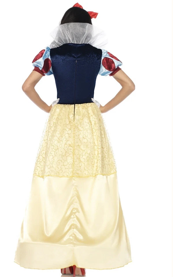Leg Avenue Women's 2 Pieces Deluxe Snow White Costume, Small - Image 2 of 3