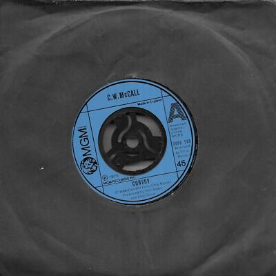 SALE C.W. McCall Convoy Jukebox ready UK 45 7'' single +Long Lonesome Road