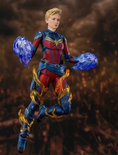 S.H.FIGUARTS Capitana Marvel Avengers Endgame Japón versión Figura de acción, en stock