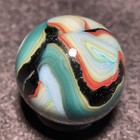 Jabo Marbles-Joker Premium Hybrid-Black Aventurine/Teal&Lime Swirl(.73") — photo 6