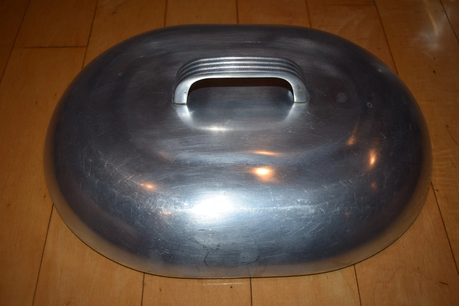 Vintage Wagner Magnalite 8 Qt Oval Aluminum Roaster 4265 LID ONLY 13"x10"