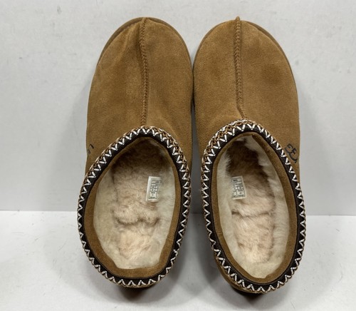 UGG Tasman Slipper Chestnut Damen Gr. 10 Braun Wildleder Hausschuhe 5955 - Bild 8 von 8