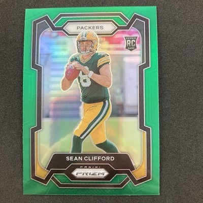 Sean Clifford 2023 Panini Prizm Green Prizm Rookie #338 Green Bay Packers