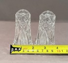 Cristal D Arques Durand Crystal Salt & Pepper Stoppered Shaker Set Villemont New — photo 3