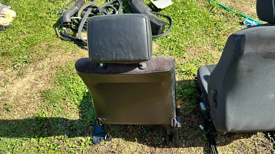 1986 VW Audi Front Left Driver Side Bucket Seat Black B2 Hot Rat Rod Volkswagen Foto 3 de 4