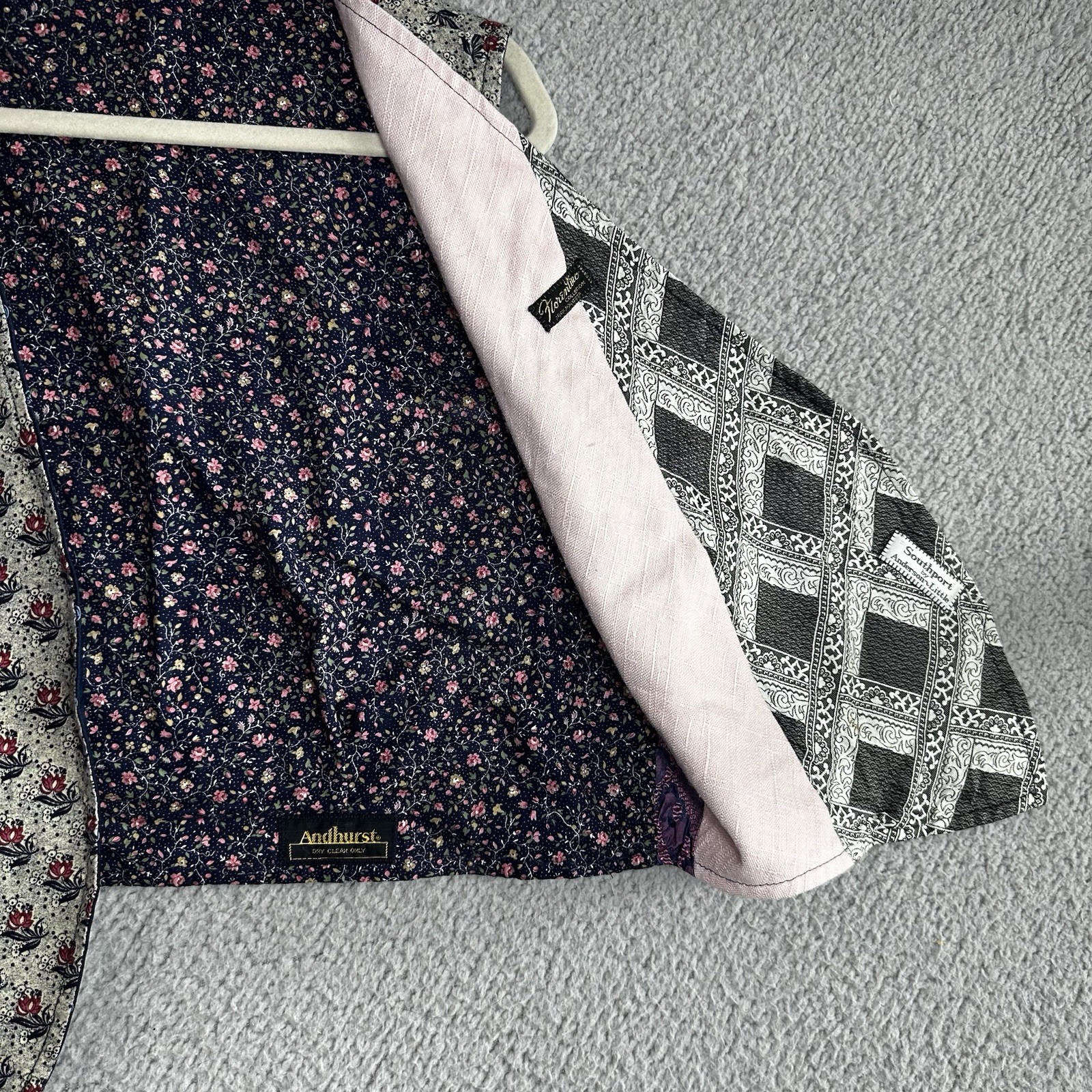 Vintage Vest Handmade Patchwork See Measurements - image 3