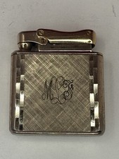 Vintage Kreisler Gold Tone Butane Lighter - Engraved - MADE IN USA
