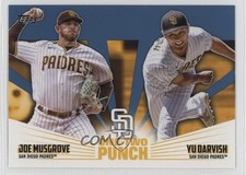 2023 Topps Series 1 One-Two Punch Blue Joe Musgrove Yu Darvish #12P-14 yk0