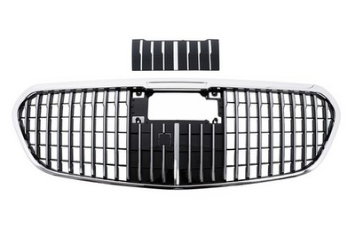 Kühlergrill Gitter für Mercedes S-Klasse W223 2020+ Limousine VertikalenStreifen